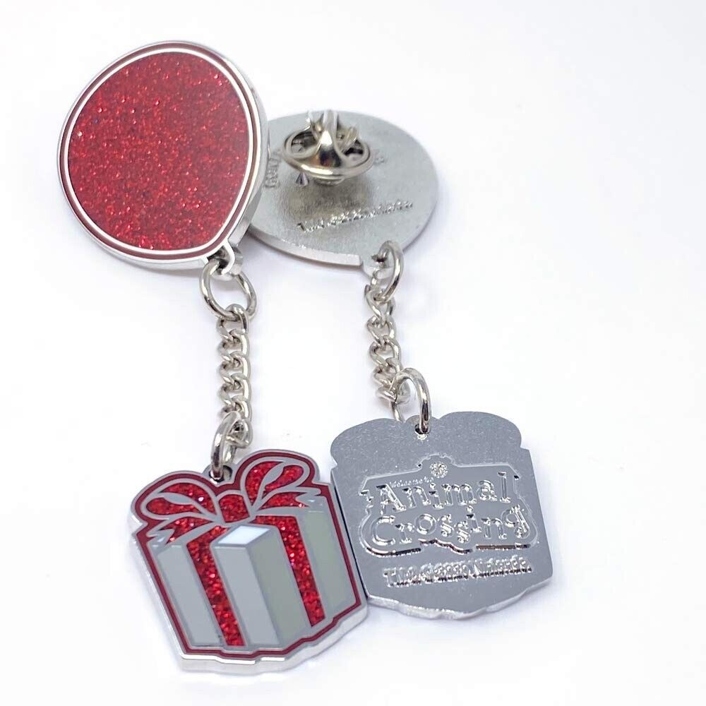 Animal Crossing Enamel Pin Set – Isabelle, Bell Bag, Balloon Gift & Leaf (4-Piece Set)