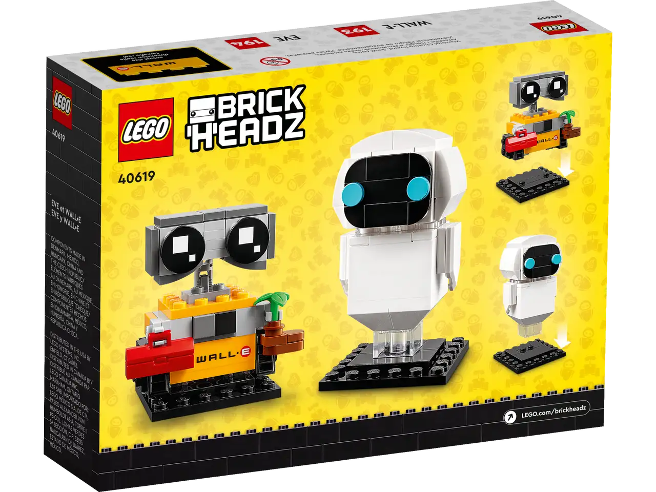 Lego Brickheadz EVE & WALL-E #40619