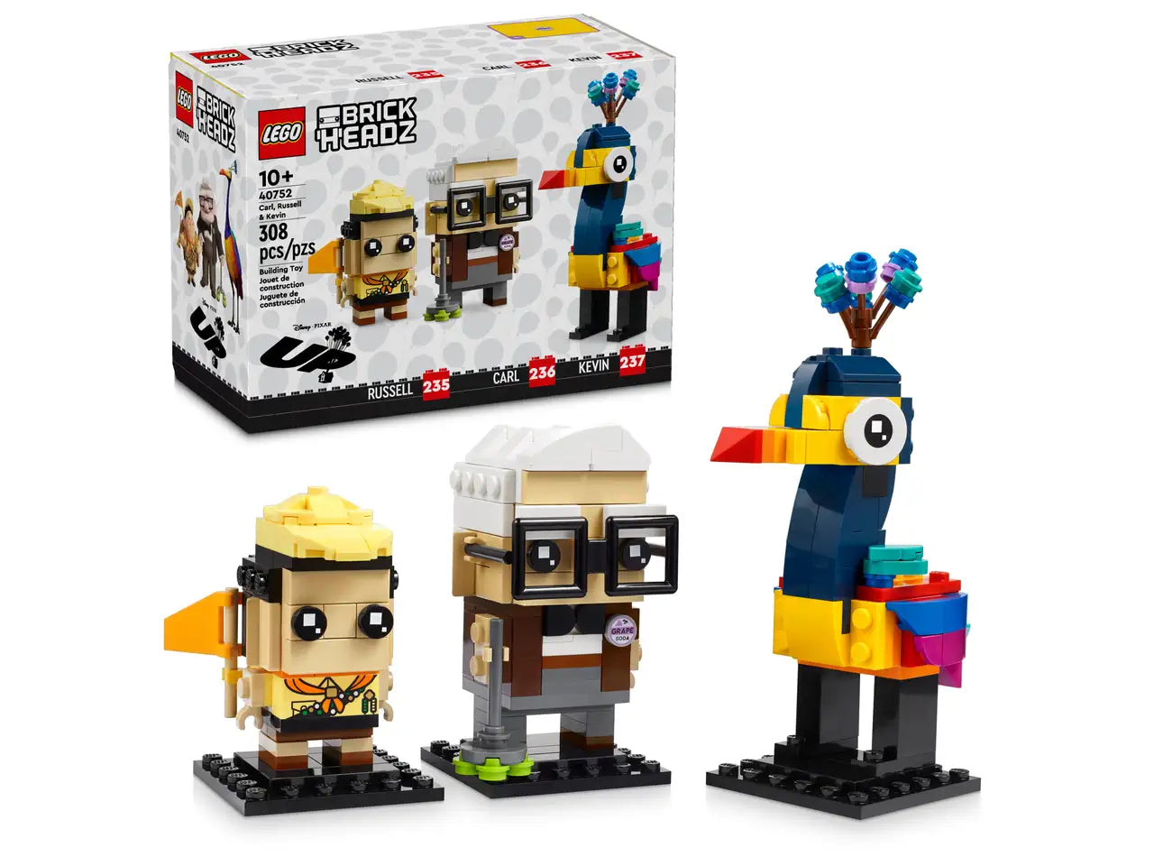 Lego Brickheadz Carl, Russell & Kevin #40752