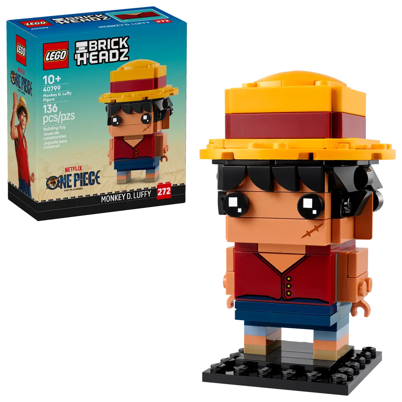 Lego Brickheadz Monkey D. Luffy #40799