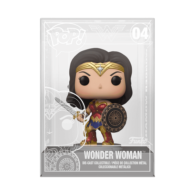 Funko Pop! Die-Cast Wonder Woman with Sword & Shield
