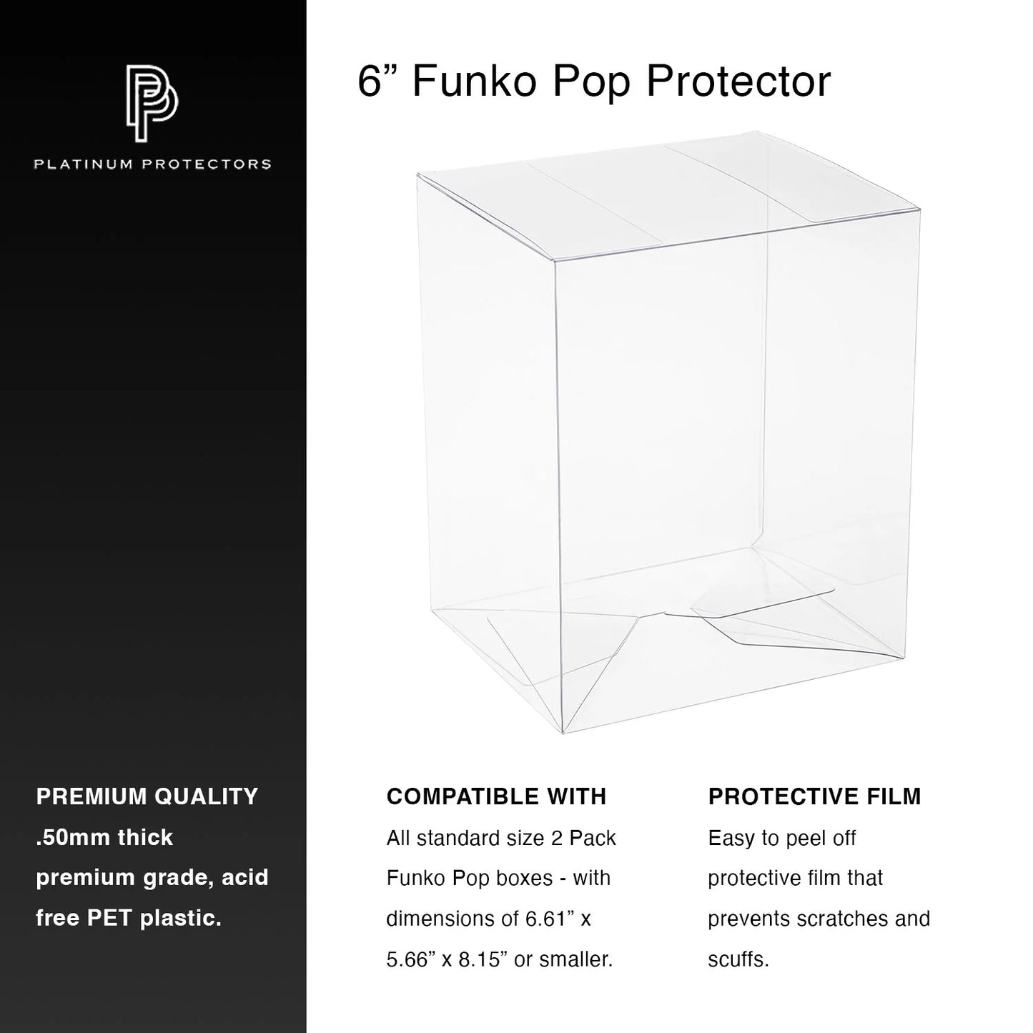 Platinum Protectors Funko Pop! 6" Inch Vinyl Figures