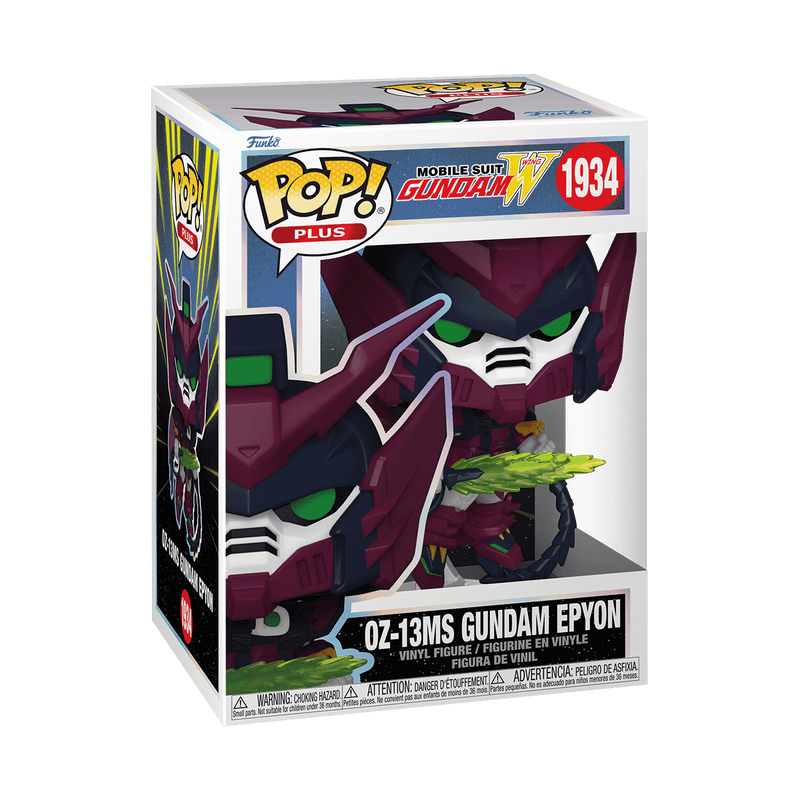 Gundam Epon vinyl figure in Pop! Plus box packaging