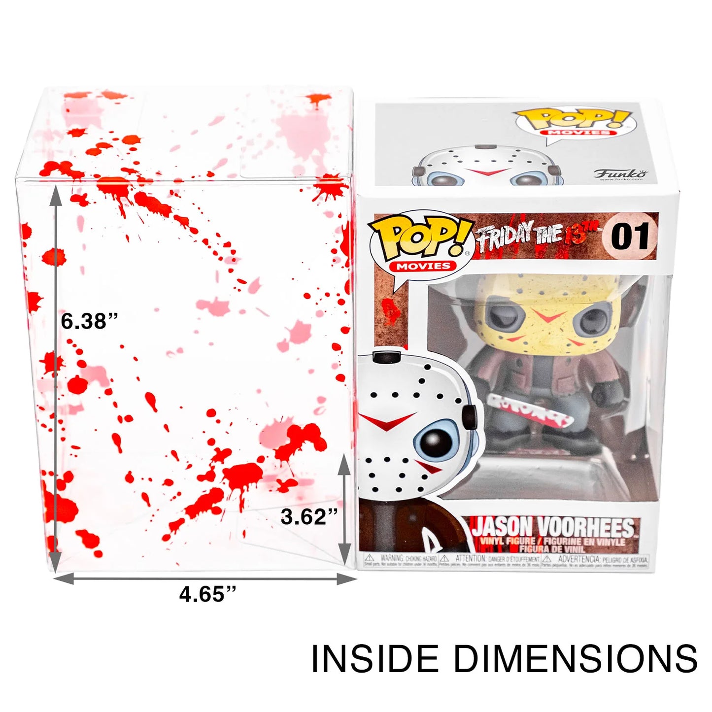 Platinum Protectors Funko Pop! 4" Figures Blood Splatter - UV & Scratch-Resistant