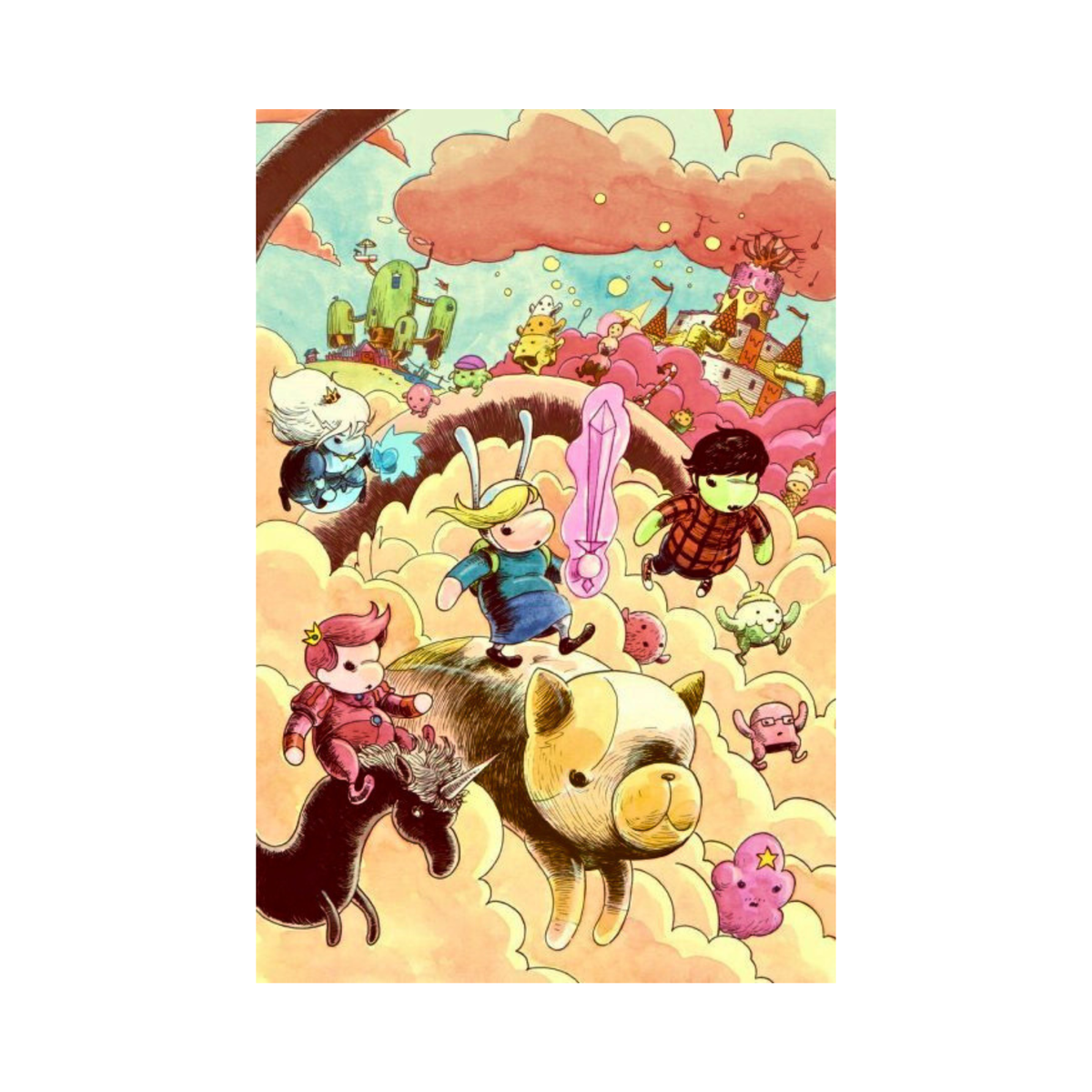 Adventure Time with Fionna & Cake #2E Comic Book - Virgin Variant (2013)