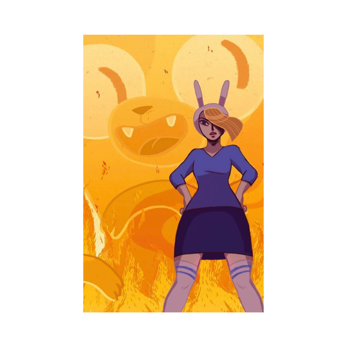 Adventure Time with Fionna & Cake #3D Comic Book - Virgin Variant (2013)