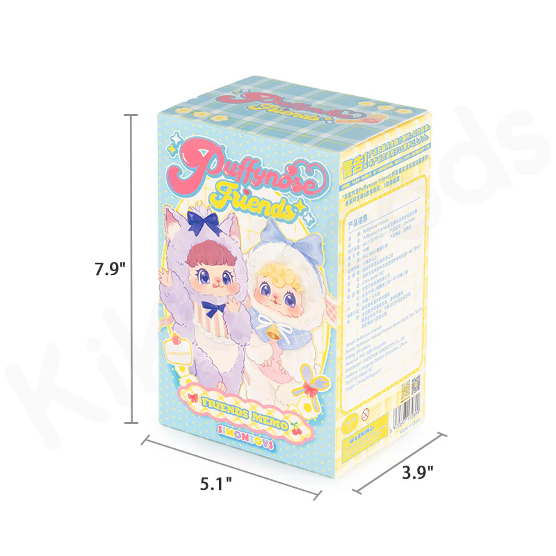 Puffynose Friends Memo Series Plush Blind Box
