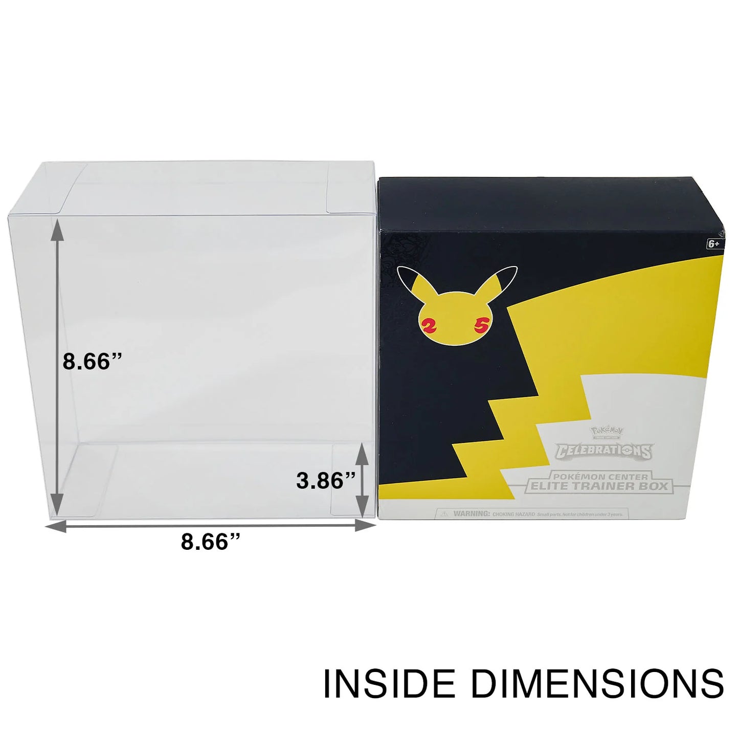 Platinum Protectors Pokemon Center Celebrations ETB Boxes - UV & Scratch-Resistant