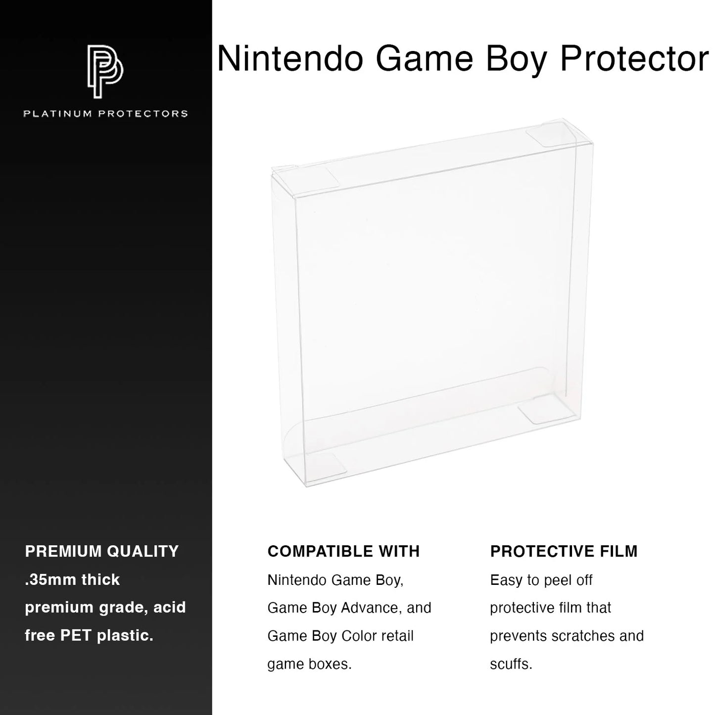 Platinum Protectors Nintendo Game Boy & Game Boy Advance Game Boxes