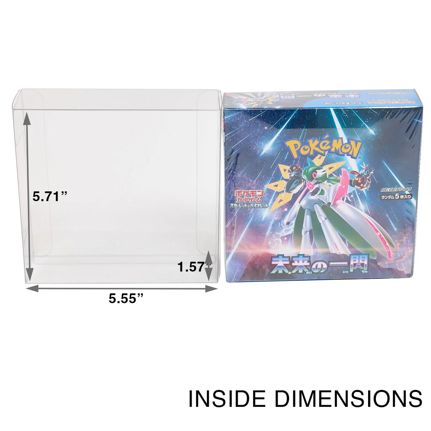 Platinum Protectors Pokemon Japanese Booster Expansion Box - UV & Scratch-Resistant