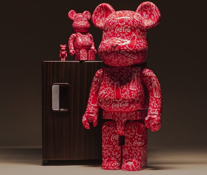 BE@RBRICK Keith Haring x Coca-Cola 100% & 400% Set – Limited Edition Collectible