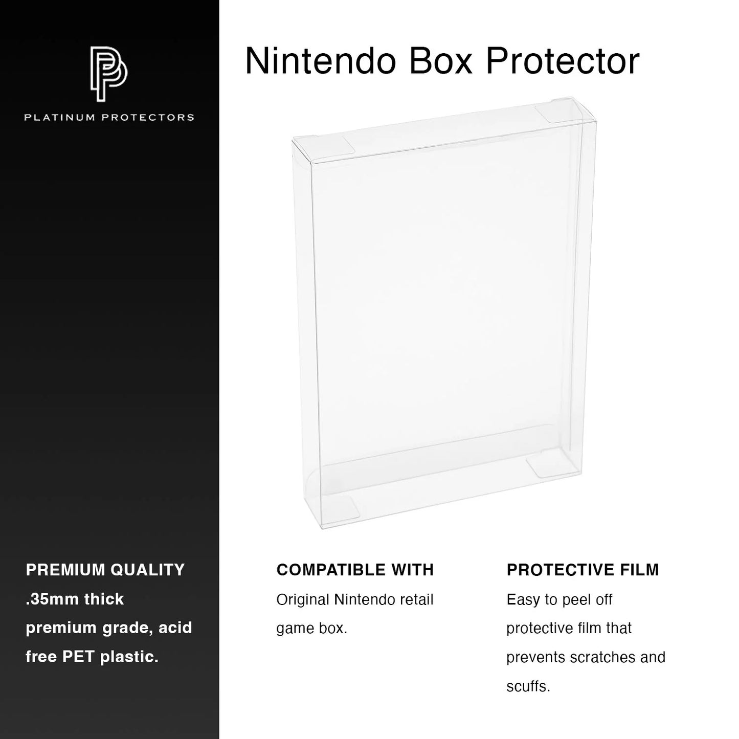 Platinum Protectors Nintendo NES Game Boxes