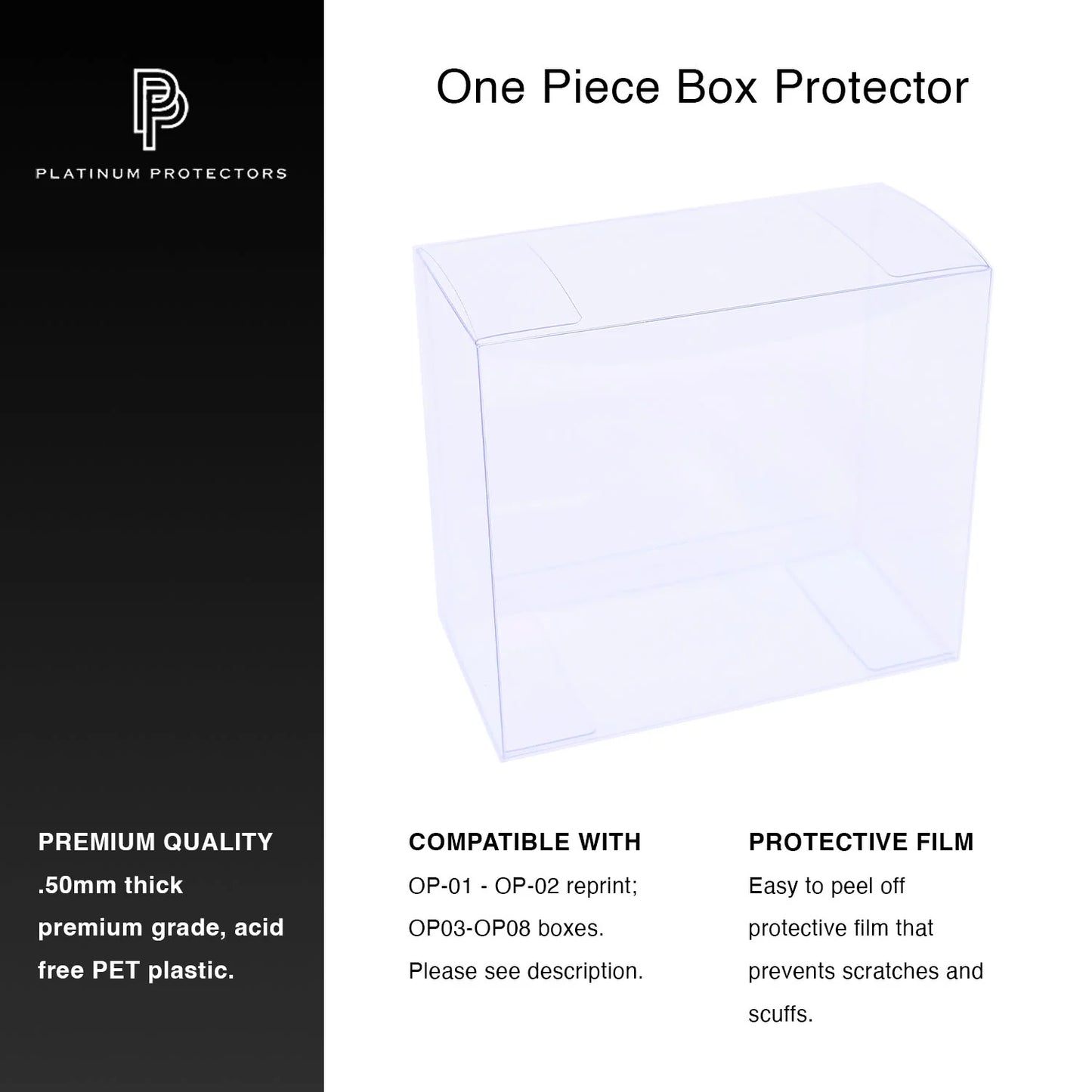Platinum Protectors One Piece Booster Boxes