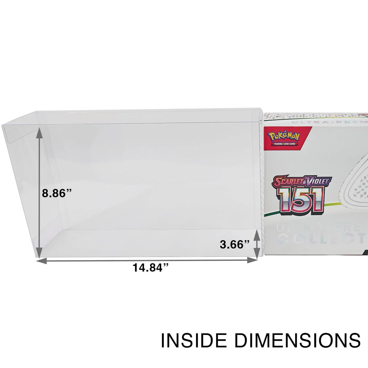 Platinum Protectors Pokemon 151 UPC Ultra Premium Collection Boxes - UV & Scratch-Resistant