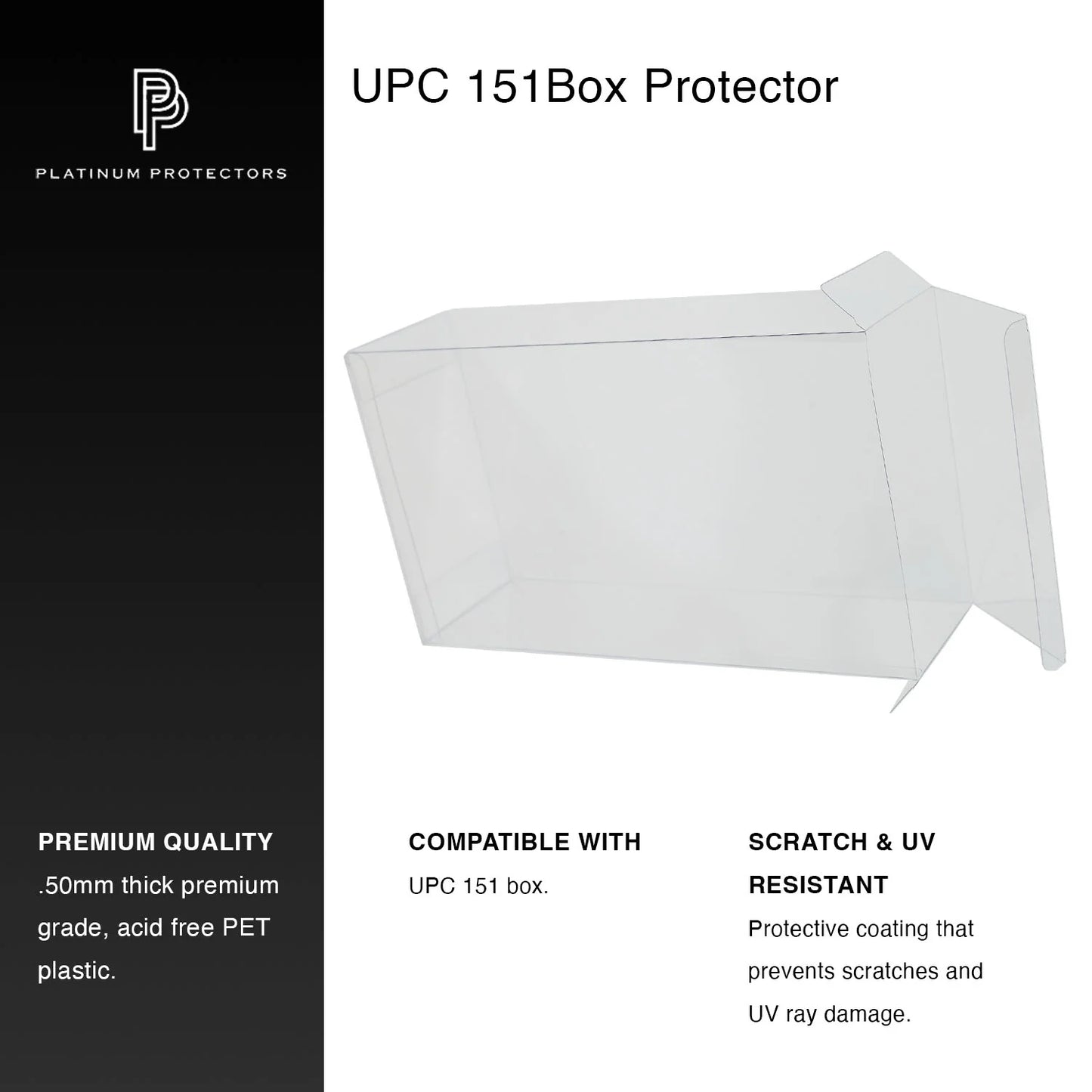 Platinum Protectors Pokemon 151 UPC Ultra Premium Collection Boxes - UV & Scratch-Resistant