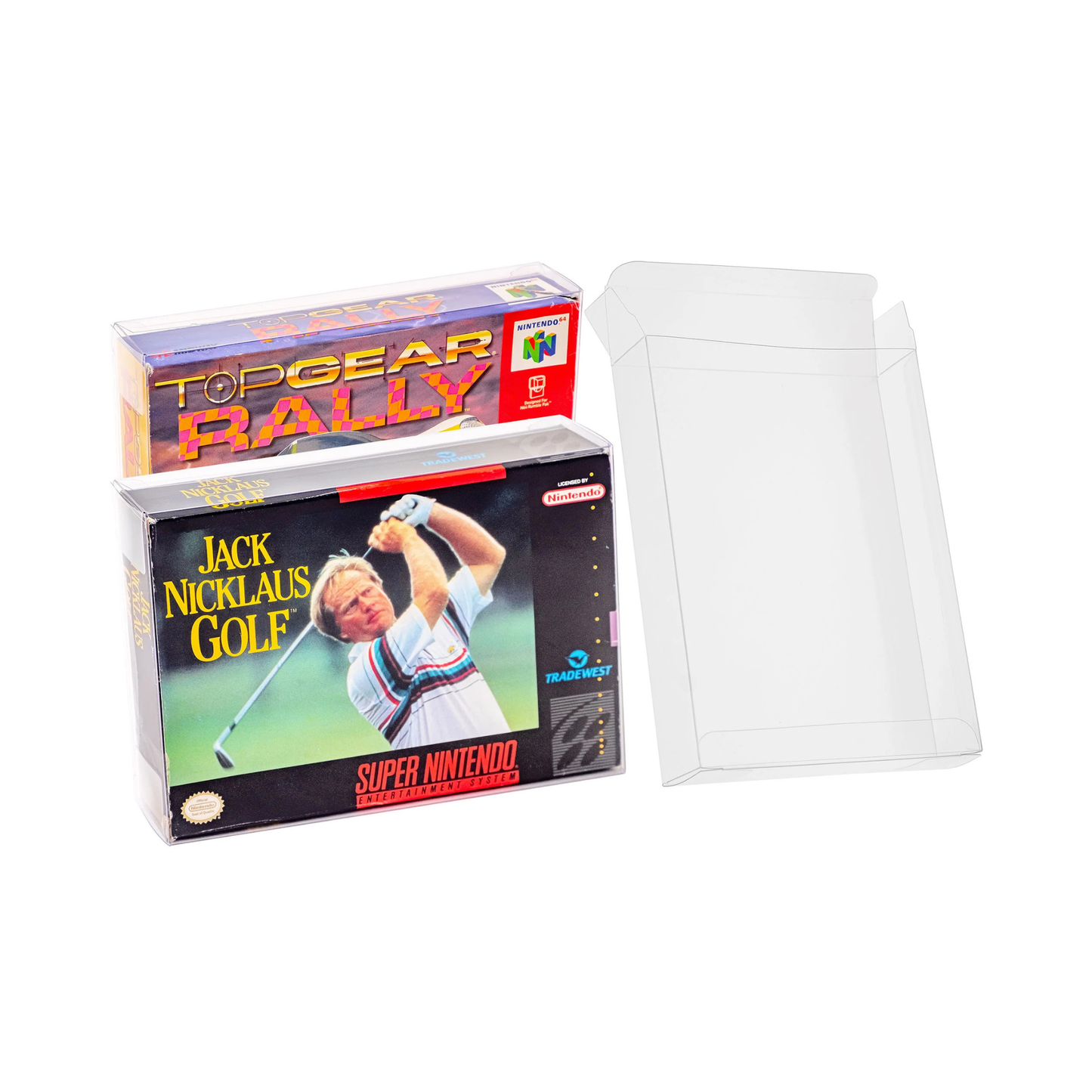 Platinum Protectors Super Nintendo SNES & N64 Game Boxes