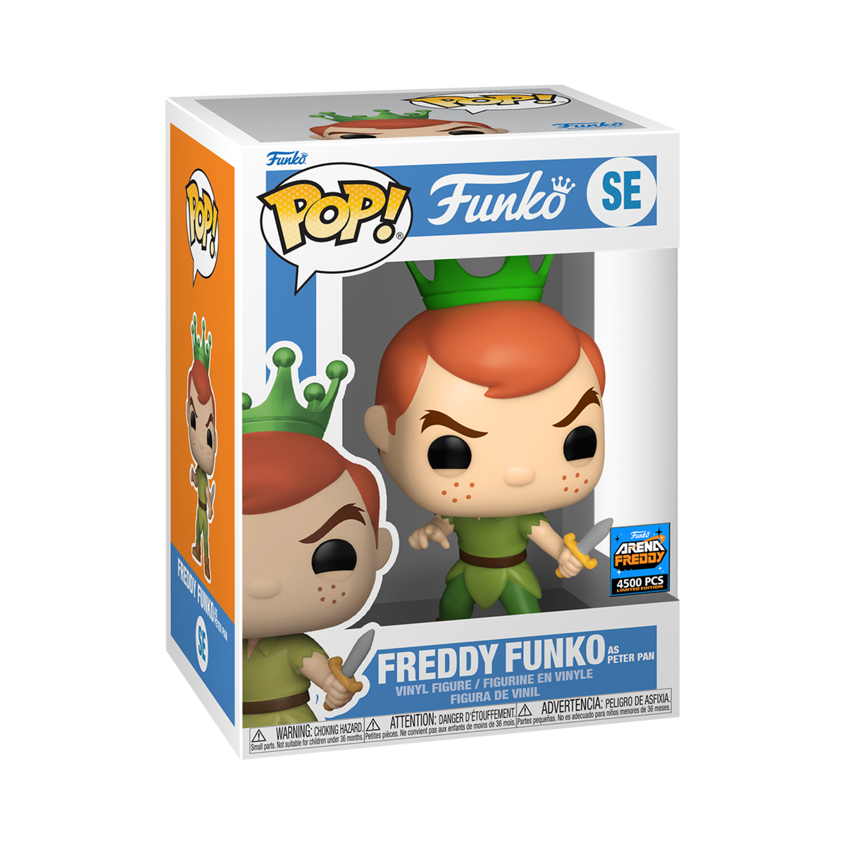 Funko Pop! Freddy Funko As Peter Pan - Arena Freddy 4500pcs