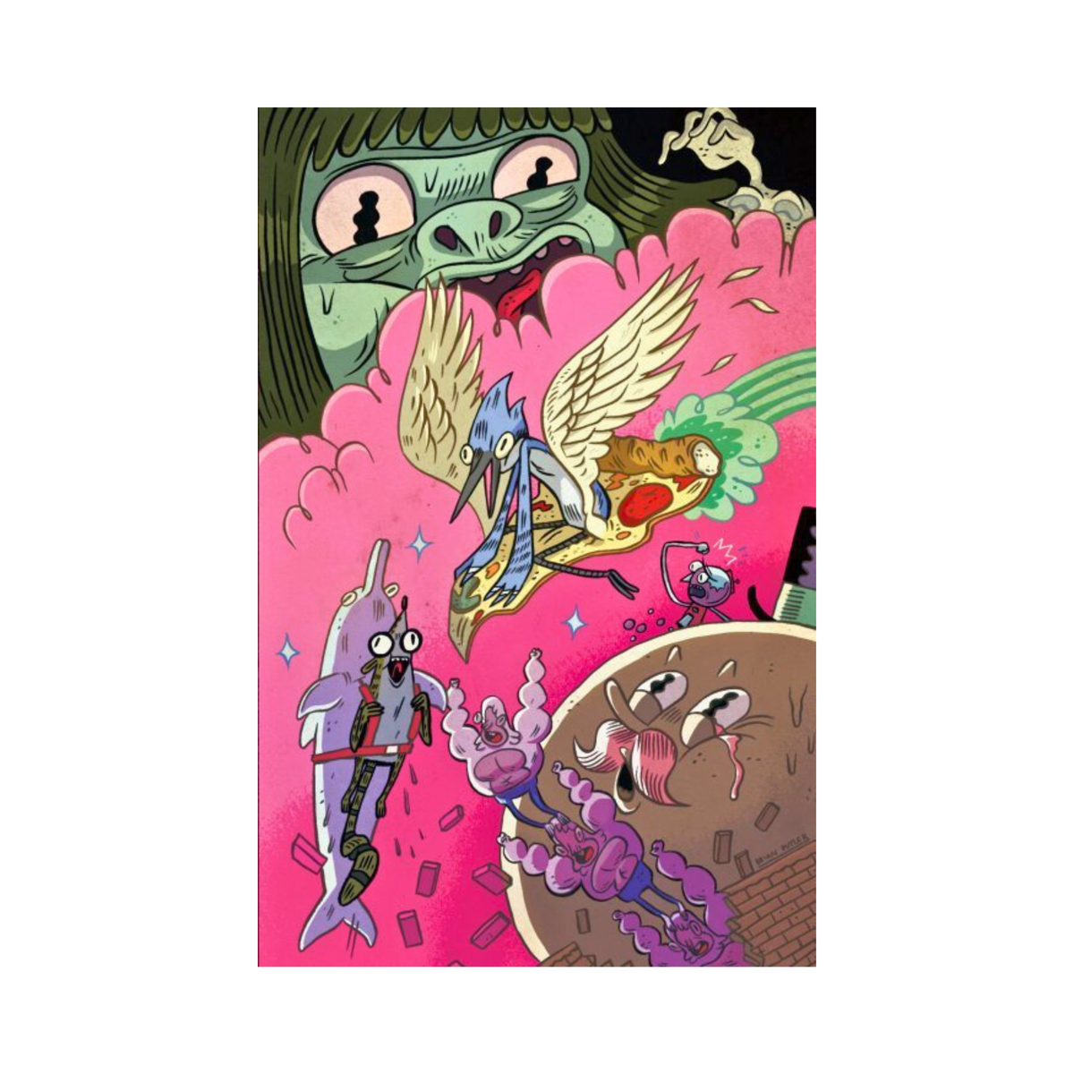 Regular Show #2D Comic Book - Virgin Variant (1:25 Incentive) (2013)