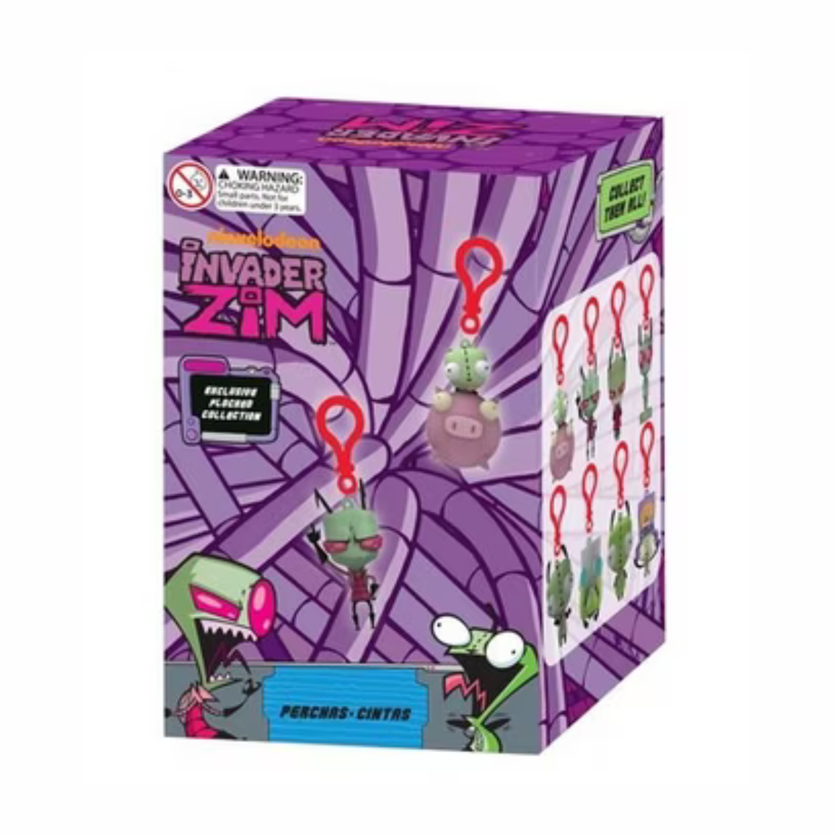 Invader Zim Blind Box Flocked Figural Bag Clip