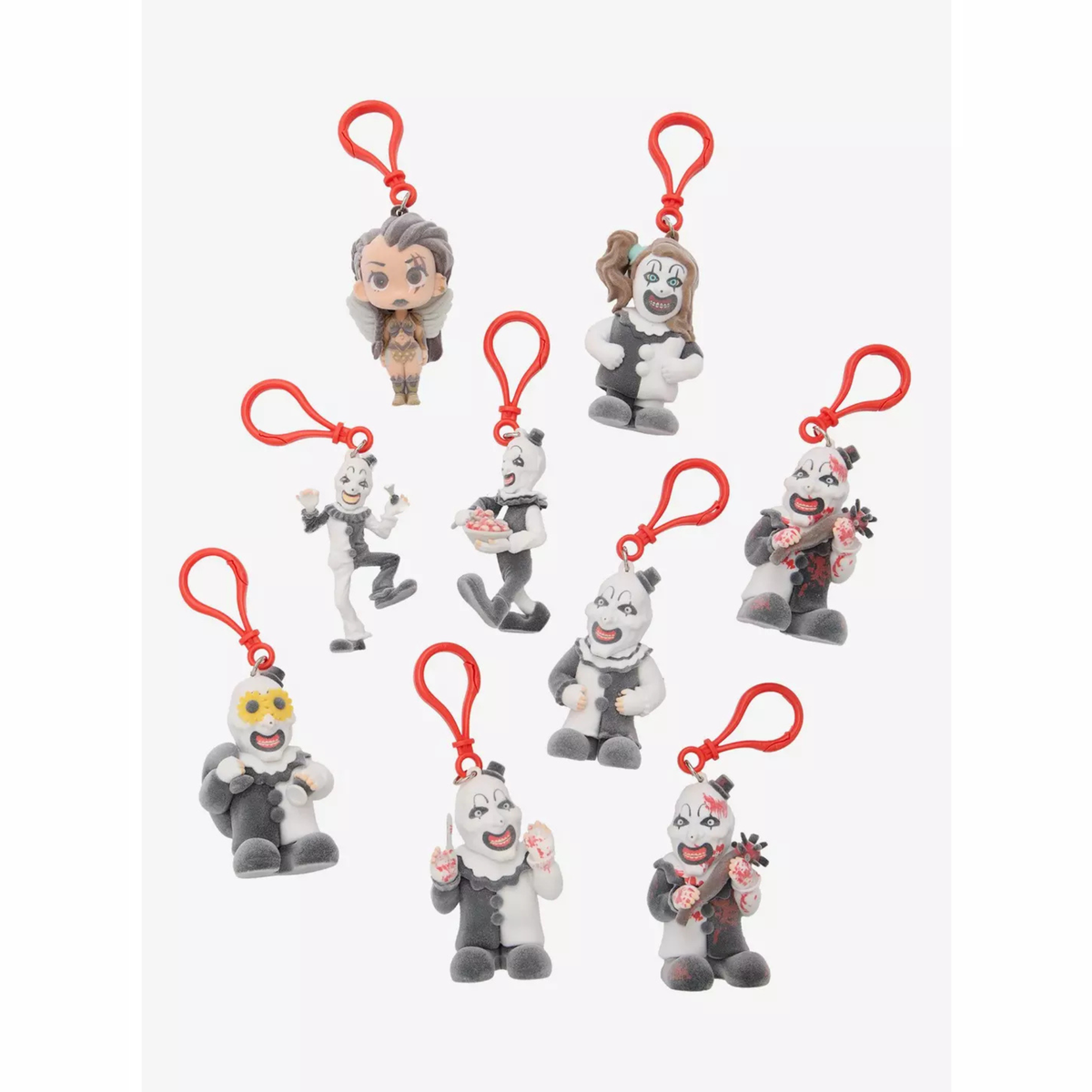 Terrifier Blind Box Flocked Figural Bag Clip