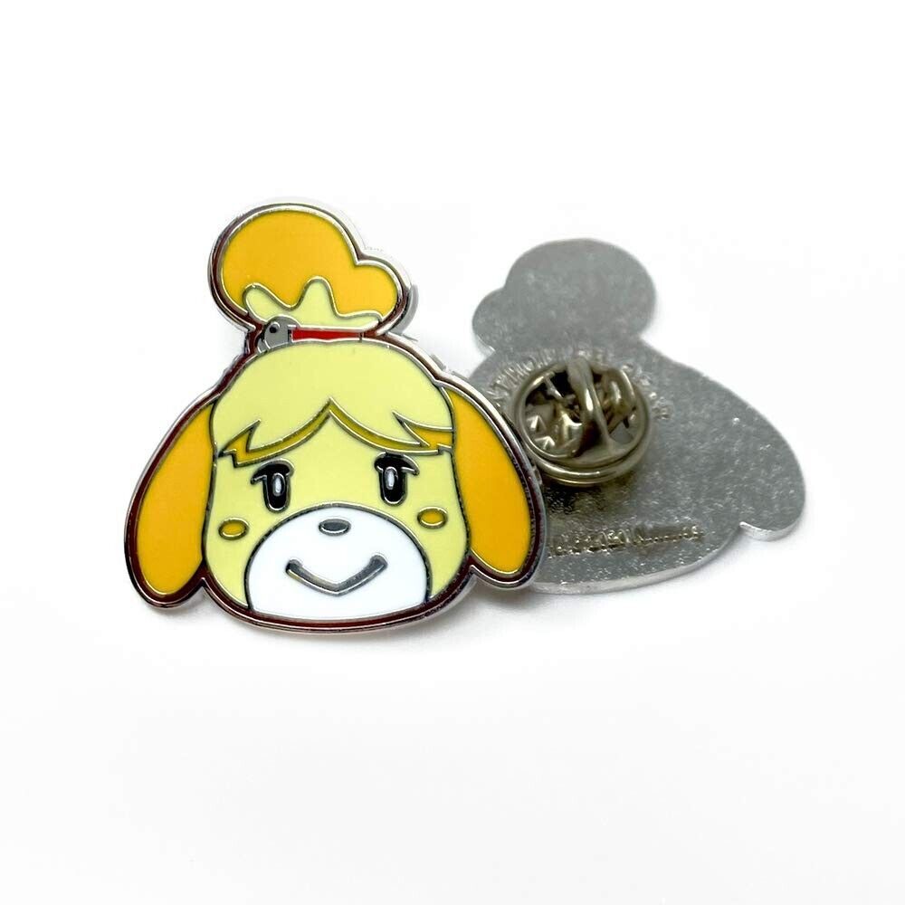 Animal Crossing Enamel Pin Set – Isabelle, Bell Bag, Balloon Gift & Leaf (4-Piece Set)