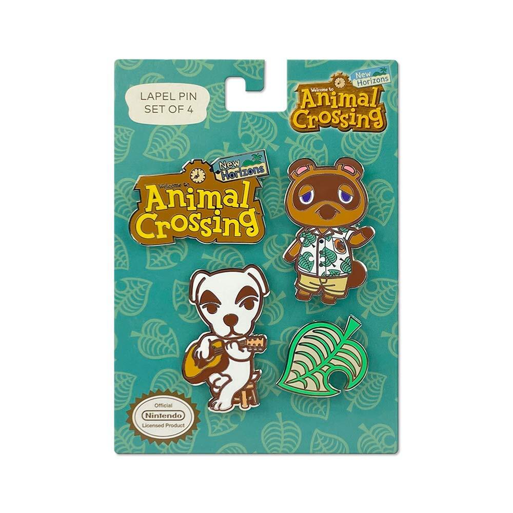 Animal Crossing: New Horizons – Enamel Pin Set (4-Piece)